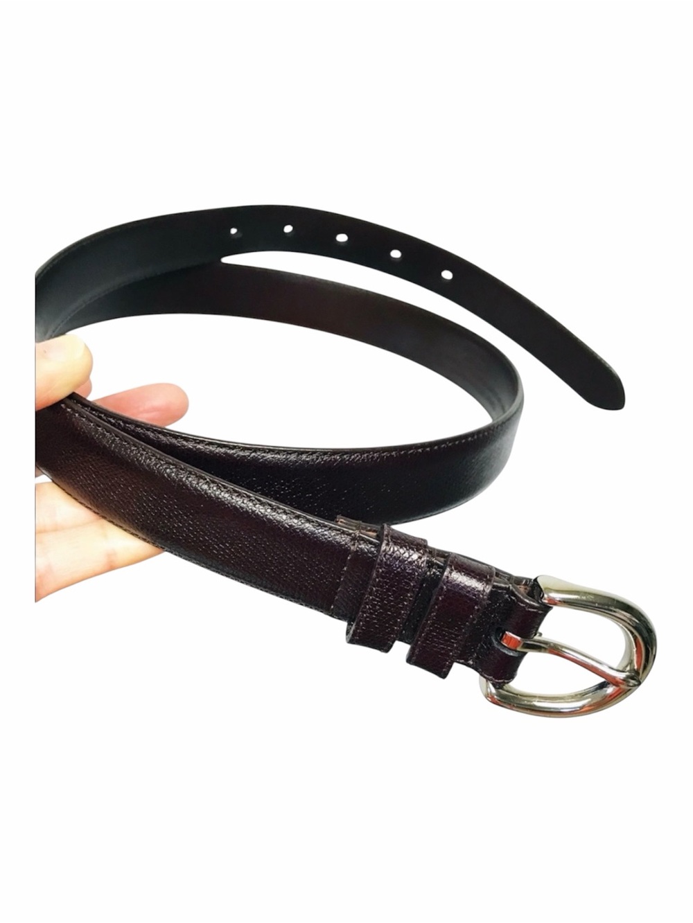 Coach Embossed Leather Belt Size L